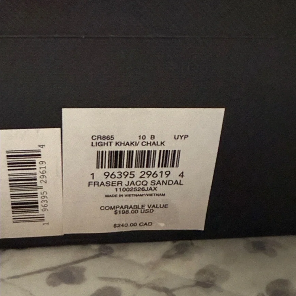 Coach Women's Cream and Tan Fraser Jacq Sandals 10 - Picture 3 of 8